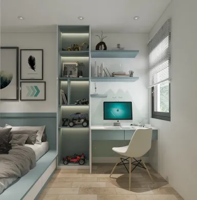 Phòng ngủ - Căn hộ Celadon City (Nhà mẫu) - Phong cách Neo Classic