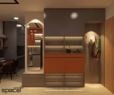 Lối vào - Căn hộ The Rainbow (Vinhomes Grand Park) - Phong cách Modern