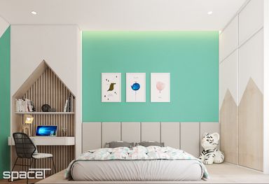  Phòng cho bé - Nhà phố Quận 12 - Phong cách Modern + Minimalist 