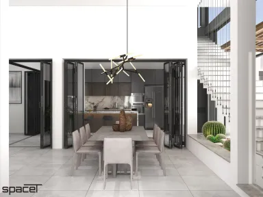 Phòng ăn - Villa Dầu Tiếng (Bình Dương) - Phong cách Modern
