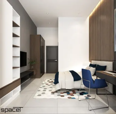 Phòng ngủ - Villa Dầu Tiếng (Bình Dương) - Phong cách Modern