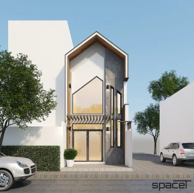 Mặt tiền - Nhà phố Quận 12 119m2 - Phong cách Modern Mặt tiền - Nhà phố Quận 12 119m2 - Phong cách Modern