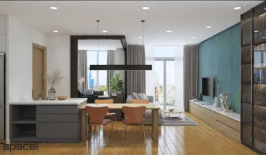 Phòng khách Phòng ăn - Căn hộ Terra Mia - Phong cách Modern
