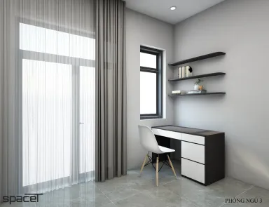 Phòng ngủ Phòng làm việc - Nhà phố Phước Điền Citizen - Phong cách Modern
