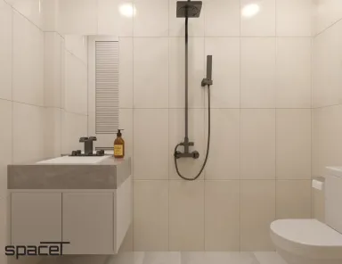 Phòng tắm - Nhà phố Bình Thạnh - Phong cách Scandinavian