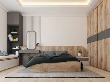 Phòng ngủ - Căn hộ Homyland 3 Quận 2 - Phong cách Modern