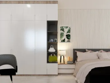 Phòng ngủ - Nhà phố Hoàng Hoa Thám Q. Bình Thạnh - Phong cách Modern