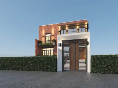 Mặt tiền - Nhà phố Mễ Cốc Quận 8 - Phong cách Modern