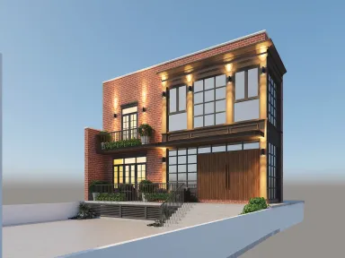 Ngoại cảnh - Nhà phố Mễ Cốc Quận 8 - Phong cách Modern