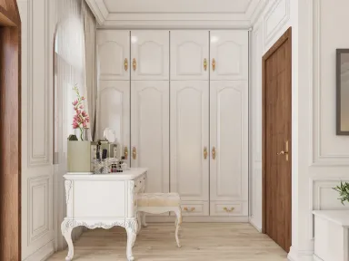 Phòng ngủ - Nhà phố Trần Bá Giao Gò Vấp - Phong cách Neo Classic Phòng ngủ - Nhà phố Trần Bá Giao Gò Vấp - Phong cách Neo Classic