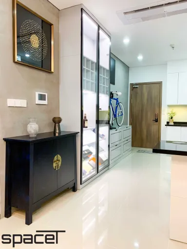 Lối vào - Căn hộ Opal 2PN - Phong cách Modern + Industrial