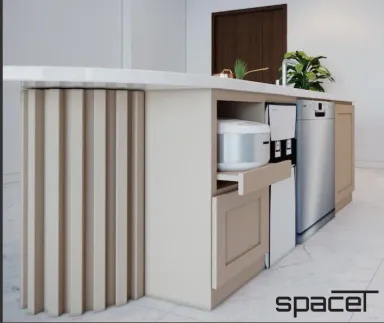 Phòng bếp - Căn hộ Midtown Quận 7 - Phong cách Modern