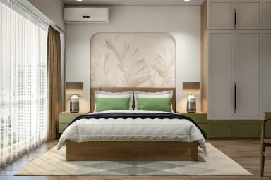 Phòng ngủ - Căn hộ Garden Court 1 Quận 7 - Phong cách Scandinavian + Modern