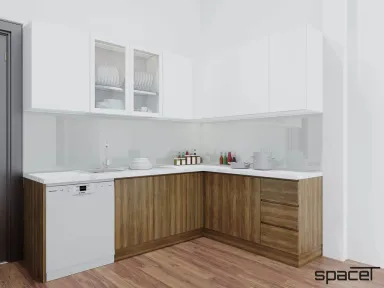 Phòng bếp - Nhà phố 147m2 Quận 8 - Phong cách Modern