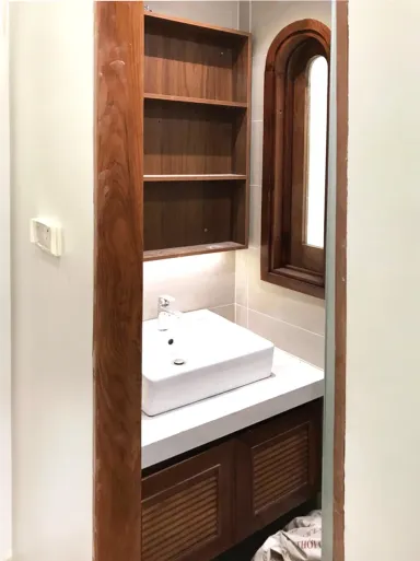 Phòng tắm - Nhà phố Âu Cơ Quận 11 - Phong cách Scandinavian