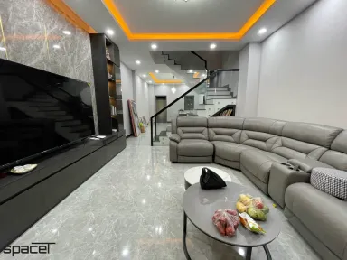 Phòng khách - Nhà phố Phước Điền Citizen Bình Dương - Phong cách Modern