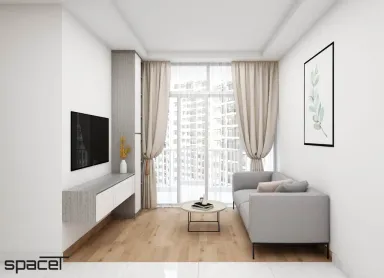 Phòng khách - Căn hộ Terra Mia 50m2 - Phong cách Modern 