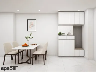Phòng ăn Lối vào - Căn hộ Terra Mia 50m2 - Phong cách Modern 
