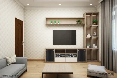 Phòng giải trí - Nhà phố Vĩnh Cửu Đồng Nai - Phong cách Modern