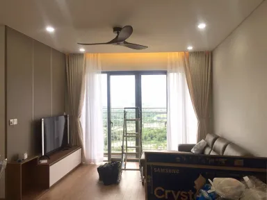 Phòng khách - Căn hộ Palm Heights Quận 2 - Phong cách Modern