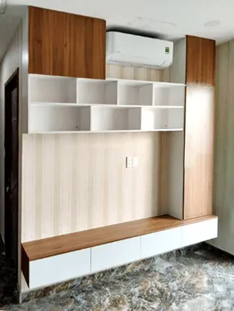 Phòng khách - Căn hộ Diamond 85m2 - Phong cách Modern
