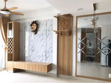 Phòng khách - Căn hộ Carillon 7 - Phong cách Modern
