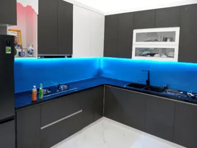 Phòng bếp - Nhà phố tại Tây Ninh - Phong cách Modern