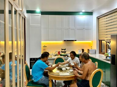  Phòng ăn - Nhà phố An Giang - Phong cách Indochine 
