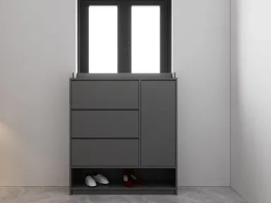 Lối vào - Nhà phố Bình Dương 75m2 - Phong cách Modern