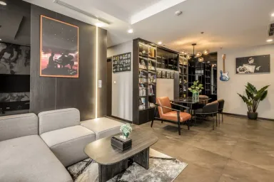 Phòng khách Phòng ăn - Cải tạo Căn hộ Vinhomes Central Park - Phong cách Modern