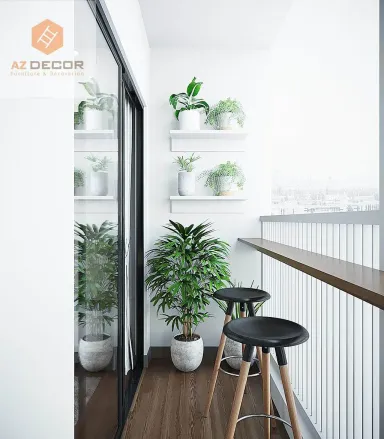 Lô gia - Căn hộ Carillon Quận Tân Phú - Phong cách Modern