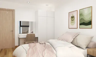 Phòng ngủ - Căn hộ Vinhomes Grand Park Quận 9 - Phong cách Scandinavian