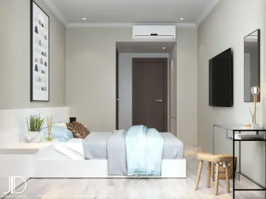 Phòng ngủ - Căn hộ Sunrise City View Quận 7 - Phong cách Modern + Minimalist