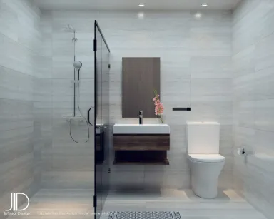 Phòng tắm - Căn hộ Sunrise City View Quận 7 - Phong cách Modern + Minimalist
