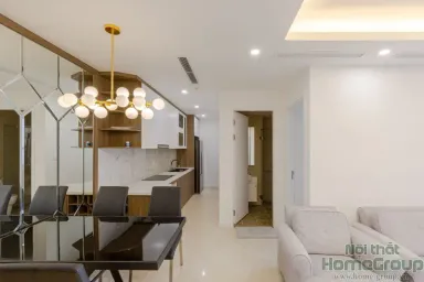 Phòng bếp Phòng ăn - Căn hộ D'Capitale Hà Nội 70m2 - Phong cách Modern