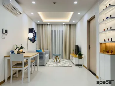 Phòng khách Phòng ăn - Căn hộ New City 2PN - Phong cách Scandinavian