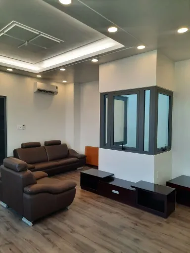Phòng khách - Nhà phố Nguyễn Trung Trực Quận Bình Thạnh - Phong cách Modern