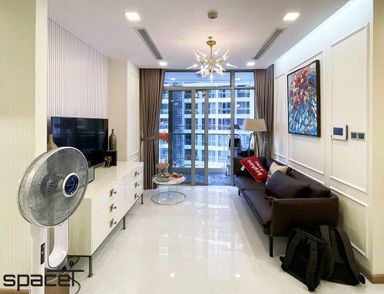  Phòng khách - Căn hộ Vinhomes Central Park Bình Thạnh - Phong cách Neo Classic 