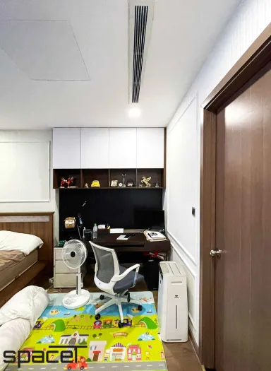 Phòng ngủ Phòng làm việc - Căn hộ Vinhomes Central Park Bình Thạnh - Phong cách Neo Classic