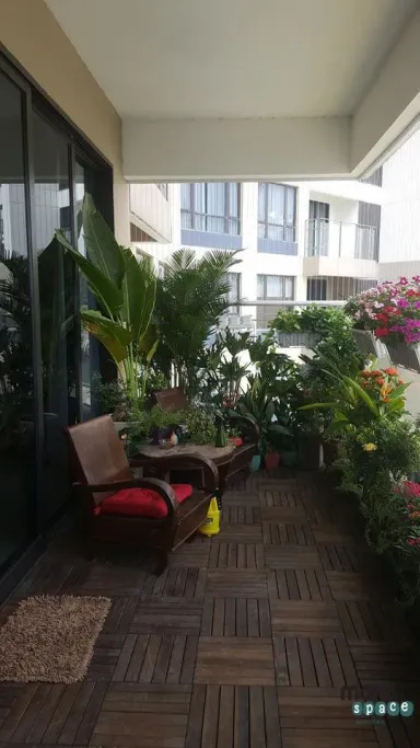 Lô gia - Căn hộ Estella Heights Quận 2 - Phong cách Modern