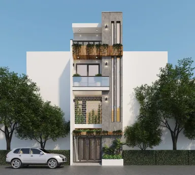 Mặt tiền - Nhà phố Quận 4 - Phong cách Modern Mặt tiền - Nhà phố Quận 4 - Phong cách Modern