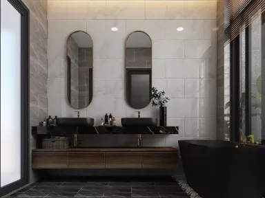 Phòng tắm - Nhà phố Quận 4 - Phong cách Modern