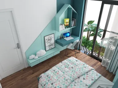 Phòng cho bé - Nhà phố Quận 4 - Phong cách Modern