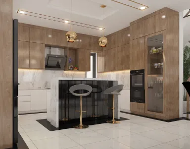 Phòng bếp - Biệt thự Century Quận 12 - Phong cách Modern