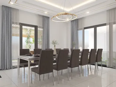 Phòng ăn - Biệt thự Century Quận 12 - Phong cách Modern