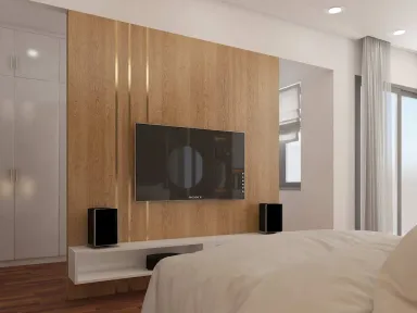 Phòng ngủ - Nhà phố Trung Sơn Bình Chánh - Phong cách Modern