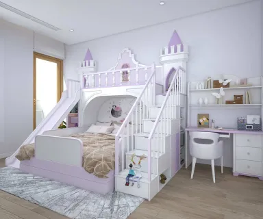 Phòng cho bé - Nhà phố Tân Phú - Phong cách Modern + Scandinavian
