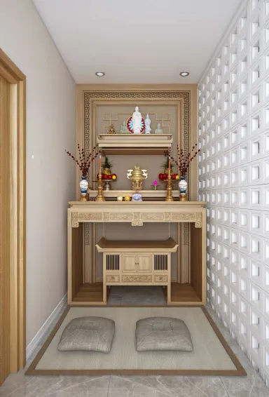 Phòng thờ - Nhà phố Tân Phú - Phong cách Modern + Scandinavian