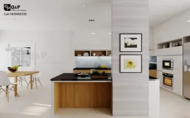 Phòng bếp - Biệt thự Buôn Mê Thuột Đăk Lăk - Phong cách Scandinavian