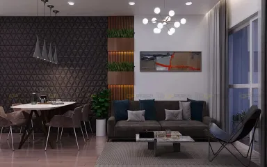 Phòng khách Phòng ăn - Căn hộ Vinhomes Grand Park Q.9 - Phong cách Modern